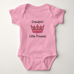 Body T-shirt de la petite princesse de grand-père