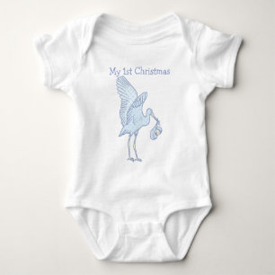 Body T-shirt de mon 1er Noël Bébé