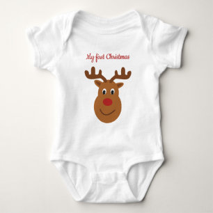 Body T-shirt de Noël Reindeer