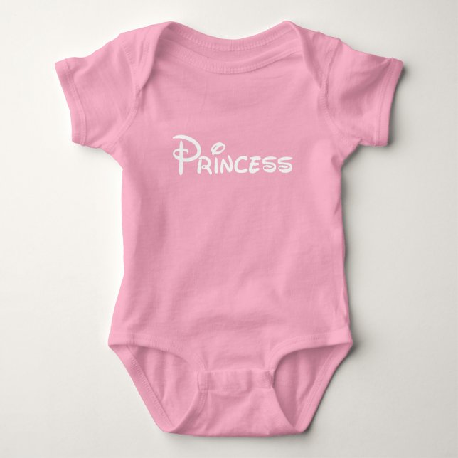 Body T-shirt de princesse pour la journée la plus magiq (Devant)