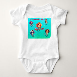 Body T-shirt de sirène adorable
