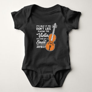 Body T-shirt de violon - jeu futé drôle de violon de