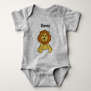 Body T-Shirt - Dessin de lion avec nom