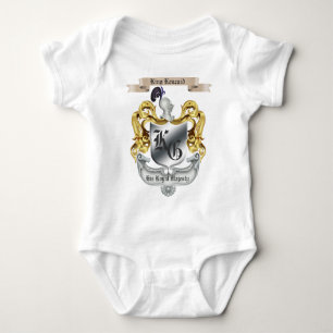Body T-shirt drôle de bébé du Roi Baby His Royal