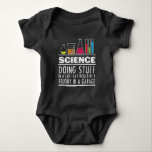 Body T-shirt drôle de chimie de la Science pour des<br><div class="desc">T-shirt drôle de chimie de la Science pour des ballots</div>