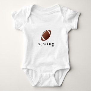 Body T-shirt drôle et hilarant de football de couture