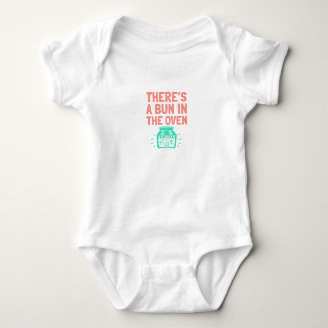 Body T-shirt drôle pour annonce de bébé Shower (Devant)