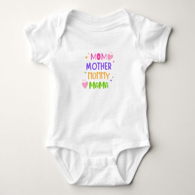 BODY T-SHIRT DU NOM DE LA MÈRE (Devant)