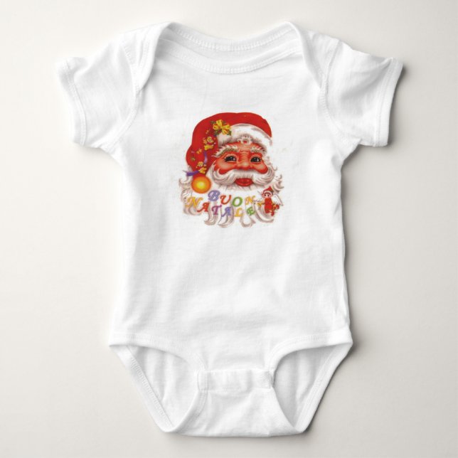 Body T-shirt du Père Noël (Devant)