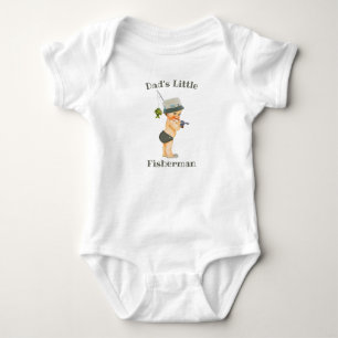 Body T-shirt d'un morceau du petit pêcheur de papa