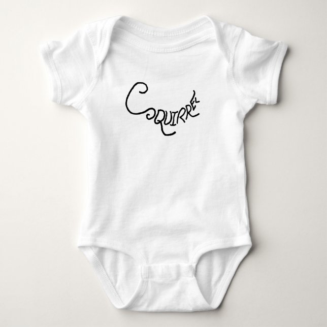 Body T-shirt Écureuil (Devant)