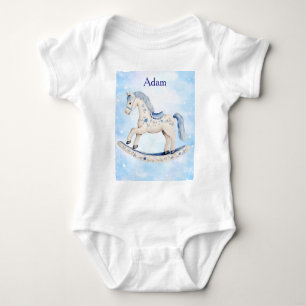 Body T-Shirt-Editable Chinoisserie Bleue