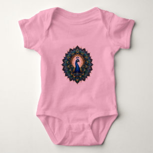 Body T-shirt élégant pour tout-petit à motif mandala de