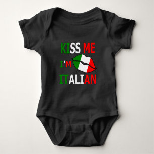 Body T-Shirt Embrasse-Moi Je Suis Italien