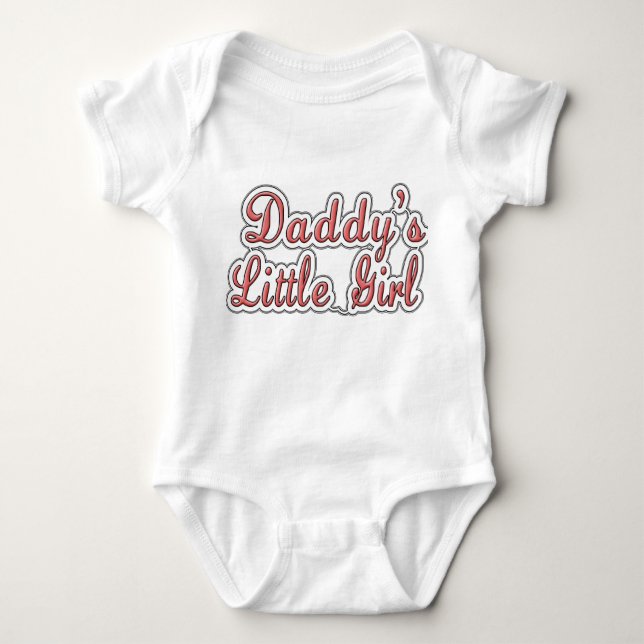 Body T-shirt fille de papa (Devant)