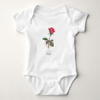 Body T-Shirt Fleur de Naissance de Juin Violet Aquarell
