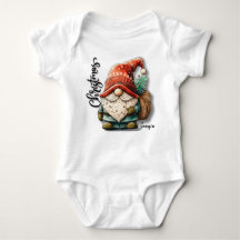 T-shirt Gnome Christmas à une pièce
