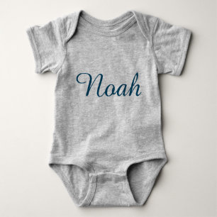 Body T-shirt Gray Baby Bodysuit