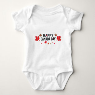 Body T-shirt heureux de jour du Canada