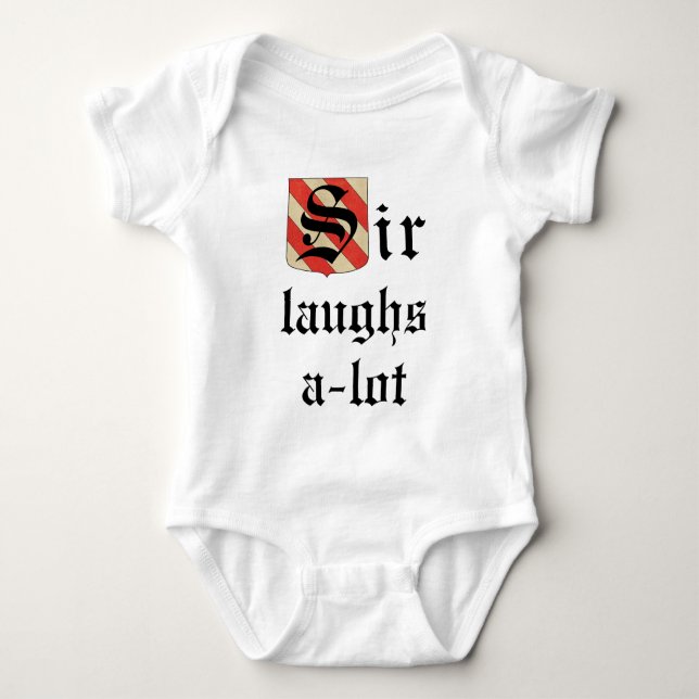 Body T-shirt Jersey Toddler "Sir Laughs-a-lot" Baby Bo (Devant)