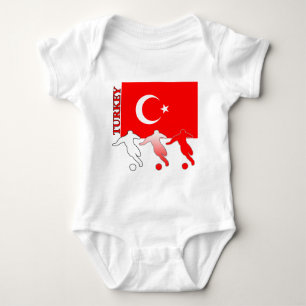 Body T-shirt léger de la Turquie du football