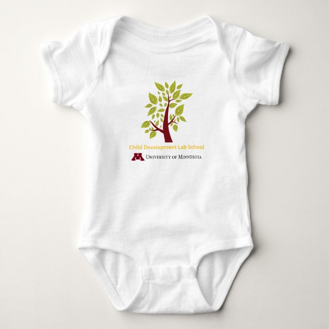 Body T-shirt logo pour bébé CDLS (Devant)