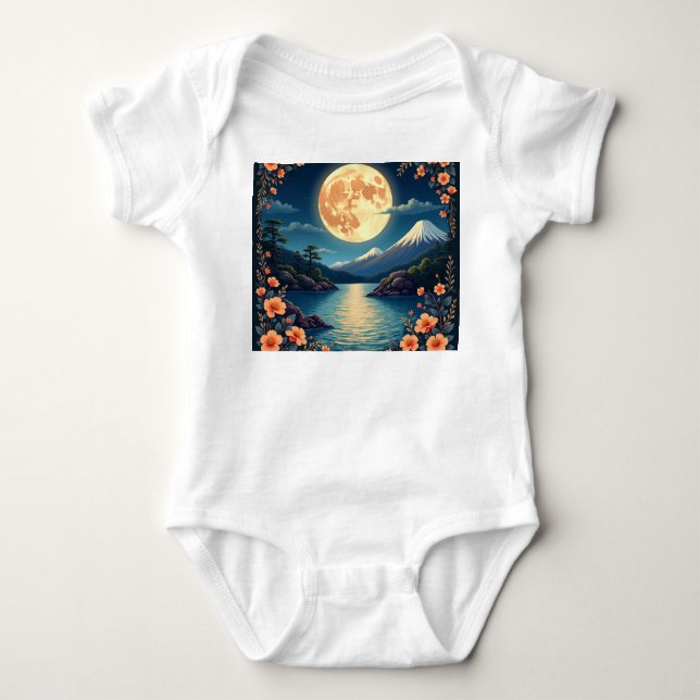 Body T-shirt Lune Édition lumière (Devant)