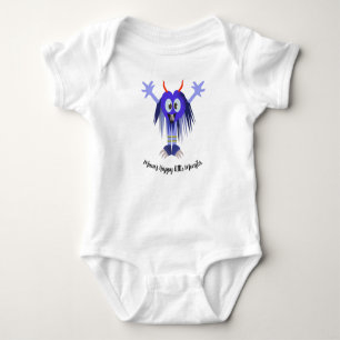 Body T-shirt monstre bleu
