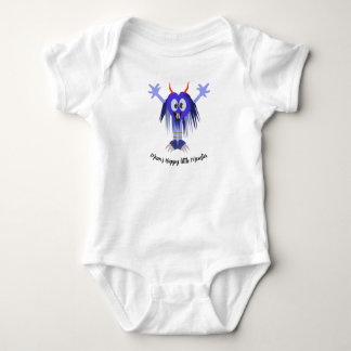 Body T-shirt monstre bleu
