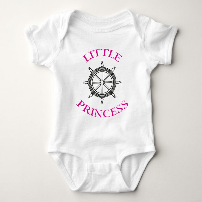 Body T-shirt Nautical Little PRINCESS (Devant)