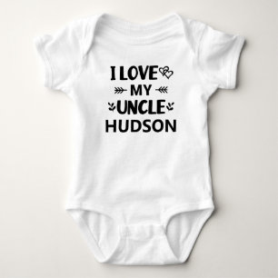Body T-shirt personnalisé J'aime mon oncle