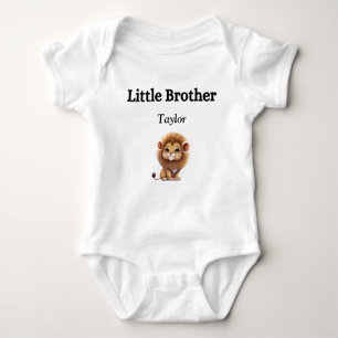 Body T-shirt petit frère Lion
