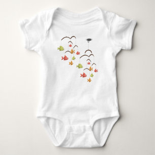 Body T-shirt petit hanger de poisson jouet enfant