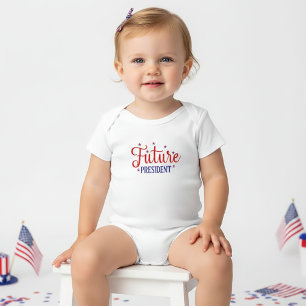 Body T-shirt pour enfants Future President 4 juillet