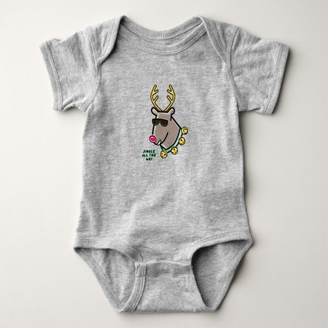 Body T-shirt Rudolf Reindeer (Devant)