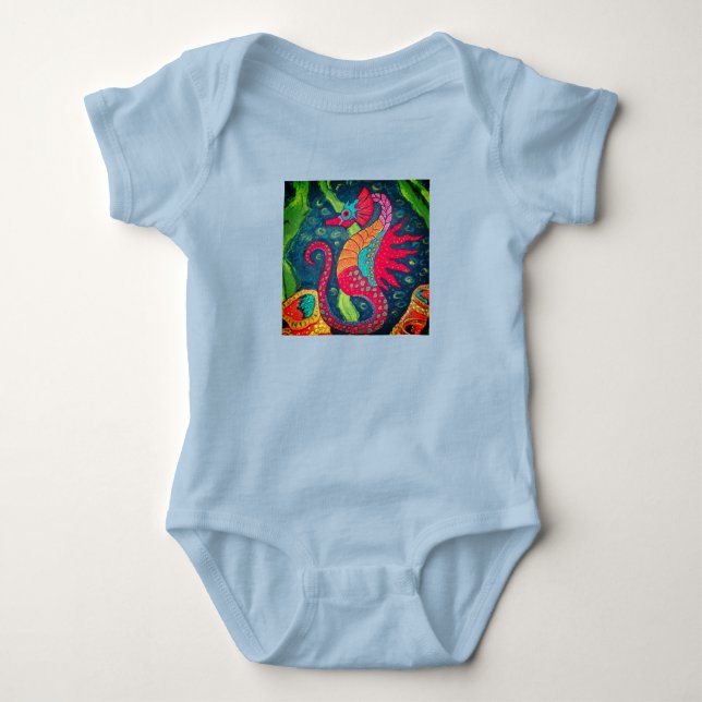 Body T-shirt Seahorse Bodysuit bébé (Devant)