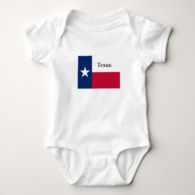 Body T-shirt Texan pour bébé ou bébé (Devant)