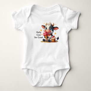 Body T-shirt Vache Sainte