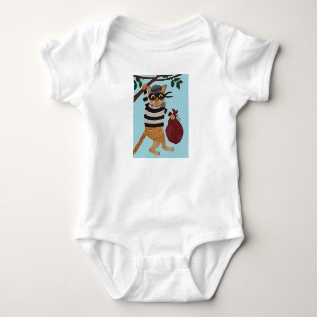 Body T-shirt Voleuse de Chat (Devant)