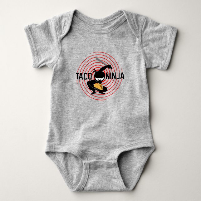 Body Taco Ninja Design - Bodysuit Baby Jersey (Devant)