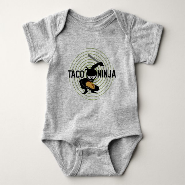 Body Taco Ninja Design - Bodysuit Baby Jersey (Devant)