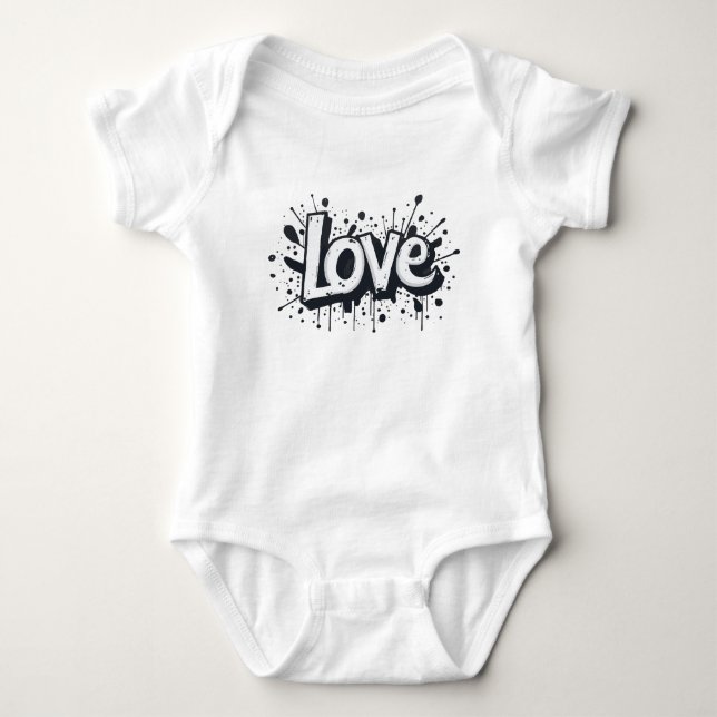 Body Tag d'amour monochrome (Devant)