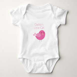 Body Tag de la petite fille de papa Pink Birdie