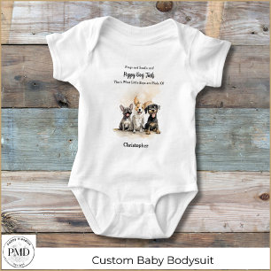 Body Tails Chien Chien Chien Rhyme Baby Boy Personnalis
