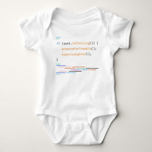 Body Tante amoureuse de bébé drôle Citation de code mig (Devant)