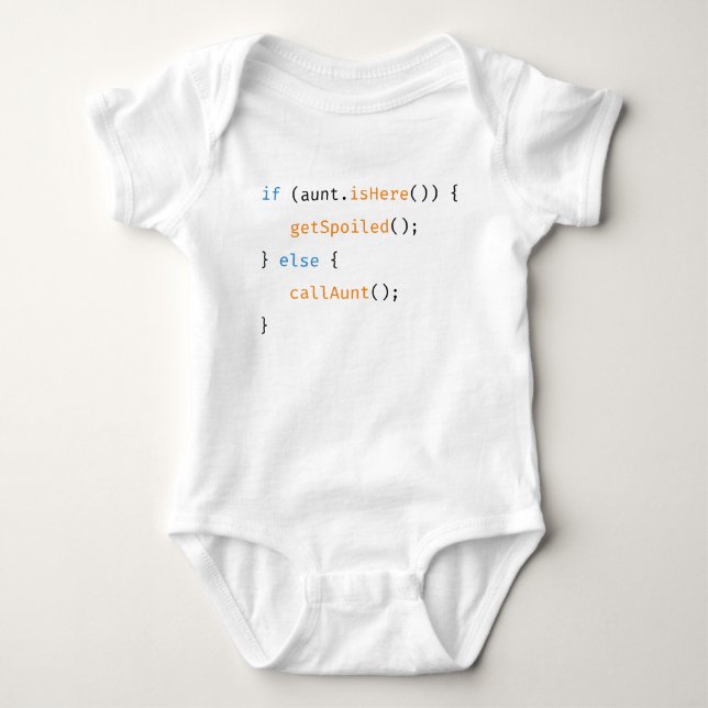 Body Tante développeur bébé drôle code nouveau-né (Devant)
