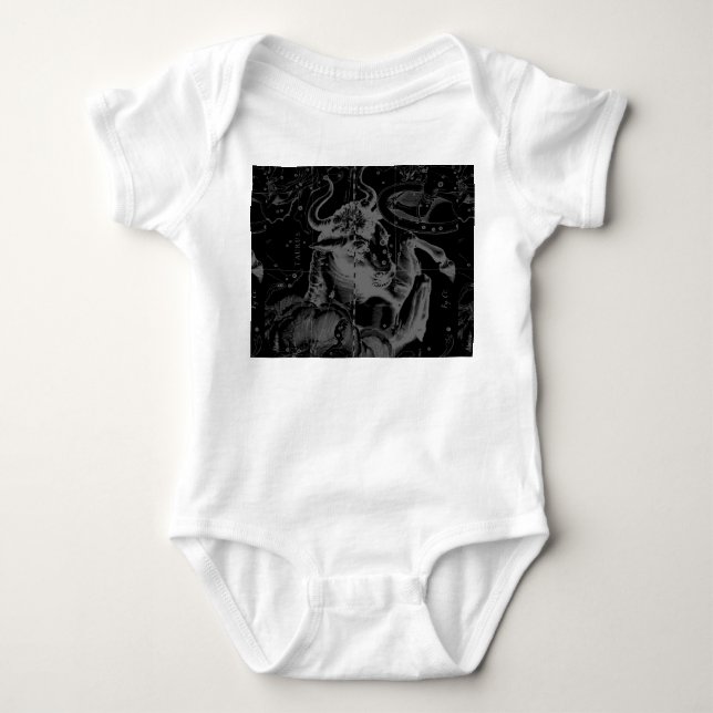 Body Taurus Constellation Hevelius 1690 sur Noir (Devant)