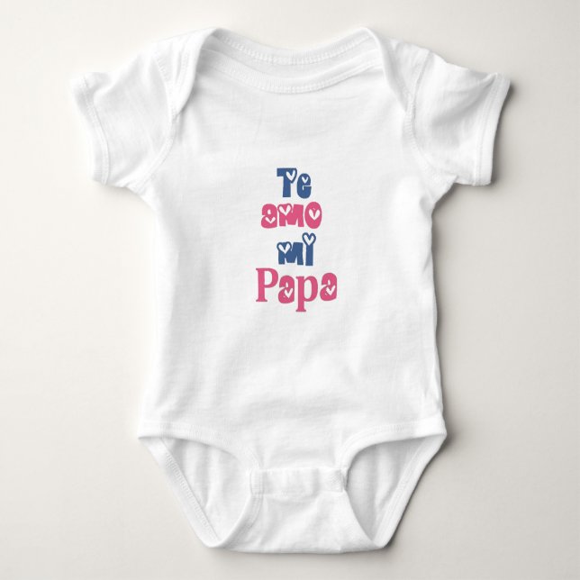 Body Te Amo Mi Papa (Devant)