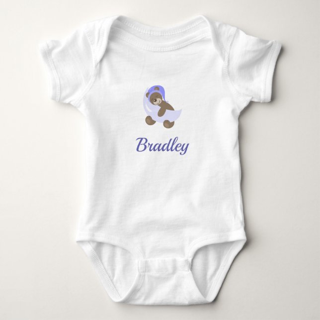 Body Teddy Bear Baby Jersey Bodysuit (Devant)