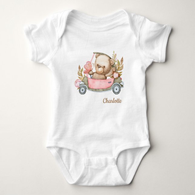 Body Teddy Bear Bear Bear Baby Bodysuit (Devant)